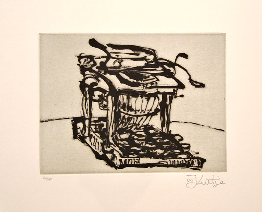 William Kentridge etching